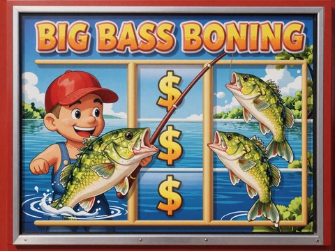 Big Bass Bonanza Slot mit Angler und Fisch-Symbolen